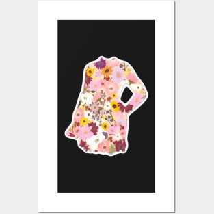 Taylor Swift Grammy Flower Dress Sticker Posters and Art